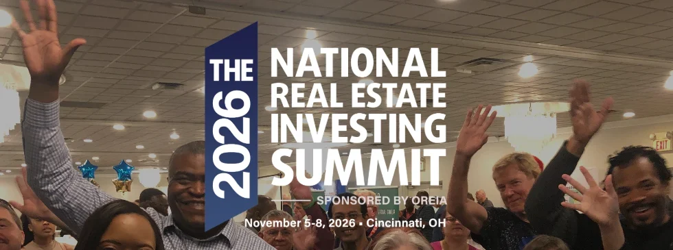 Banner from the website for the National Real Estate Investing Summit.