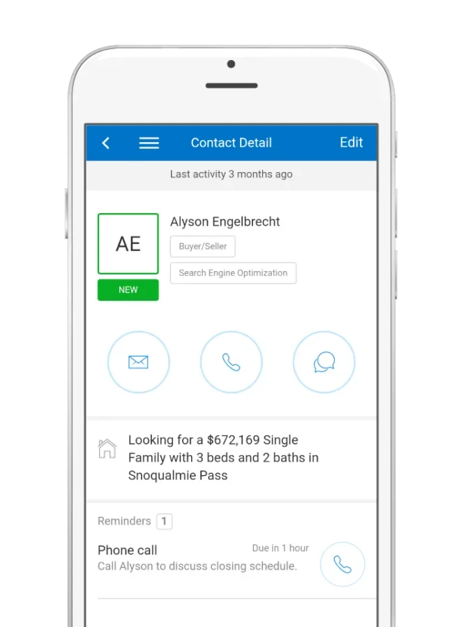 Mobile Market Leader Application.