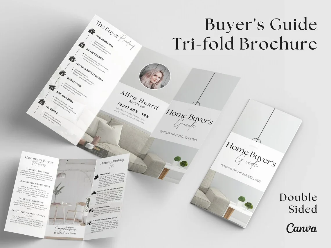 Homebuyer's guide brochure example.