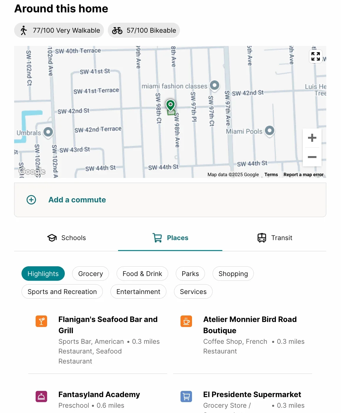 Redfin neighborhood details