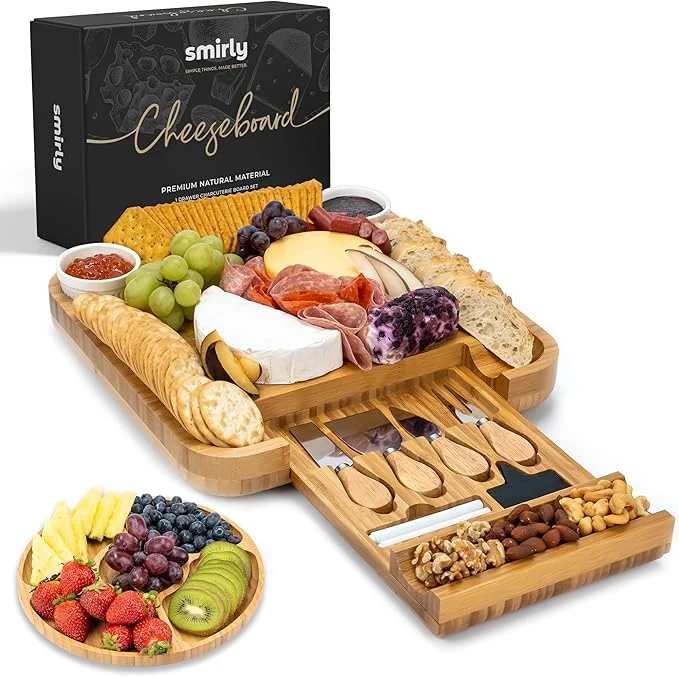 A Charcuterie board set.