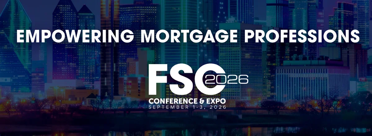 A website banner that says empowering mortgage professions.