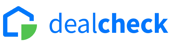DealCheck logo.