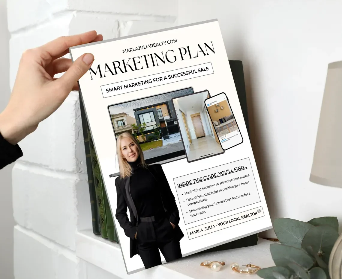 Example of a marketing plan brochure.