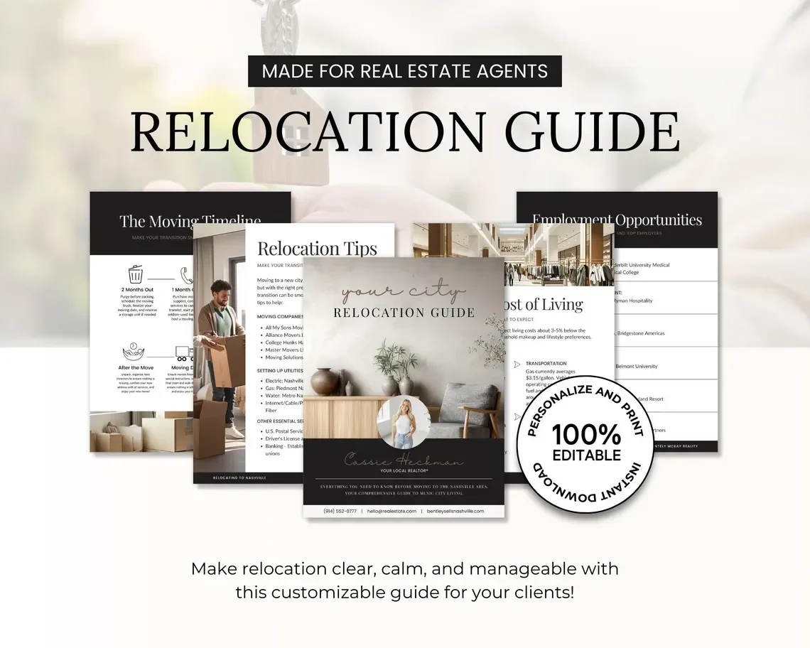 Example of a relocation guide.