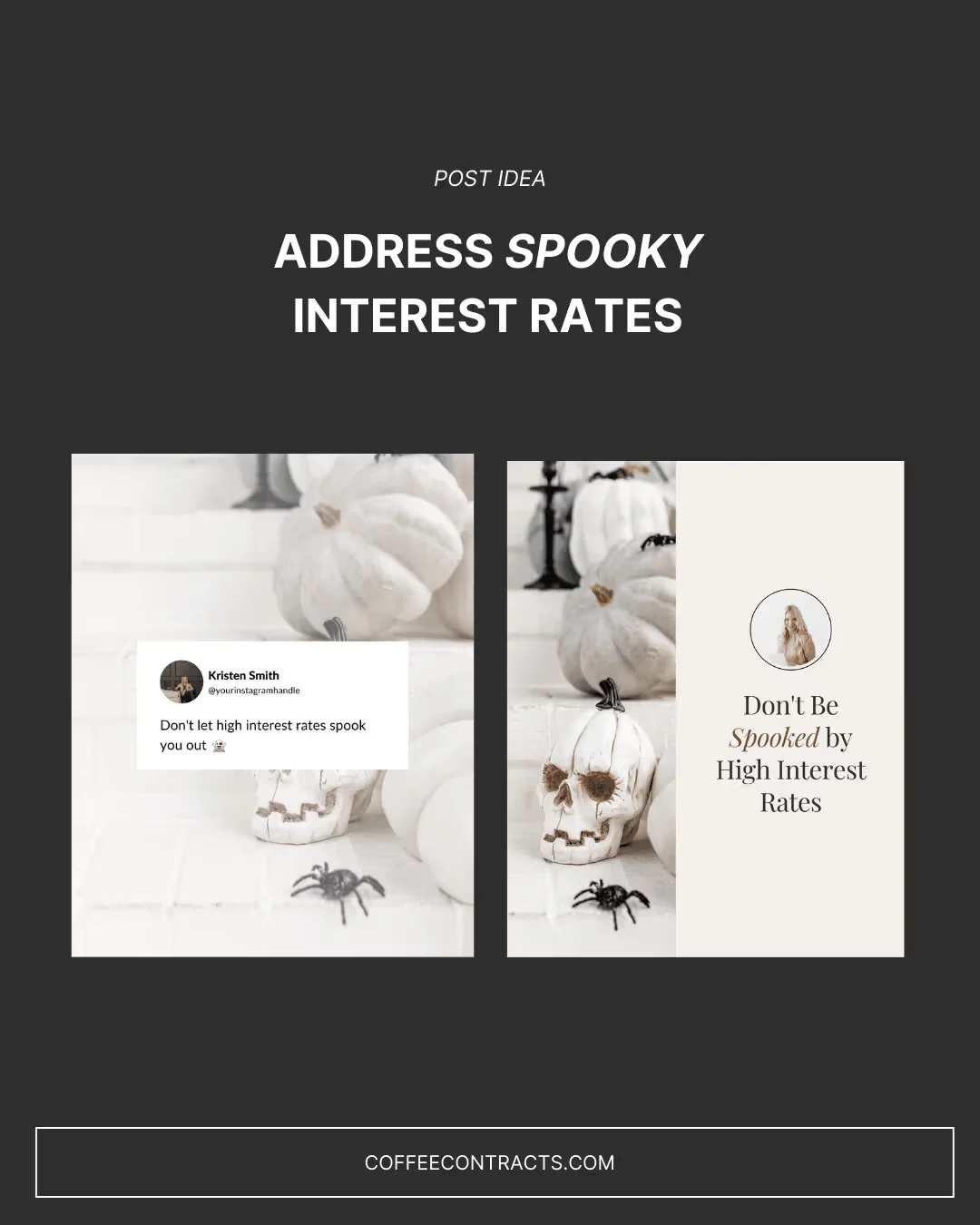 Halloween social media templates.